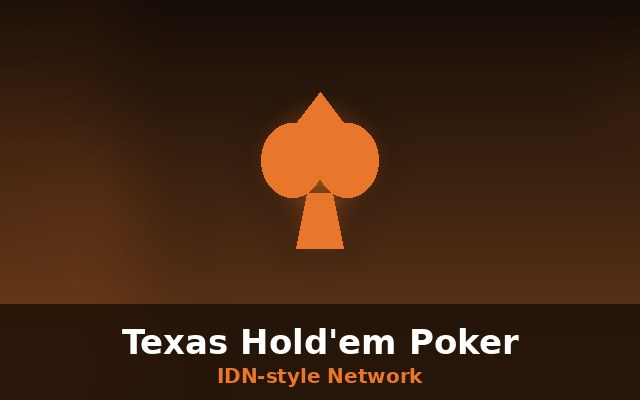 Permainan Texas Hold'em Poker di IDN-style Network